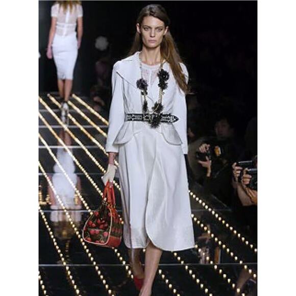 Louis Vuitton Cherry bag Monogram Cerises Lizard Sac Fermoir MM Murakami Exotic - Picture 15 of 16